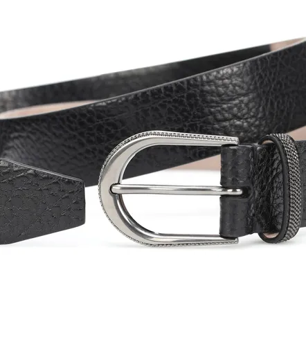 Embellished leather belt - Brunello Cucinelli - Modalova