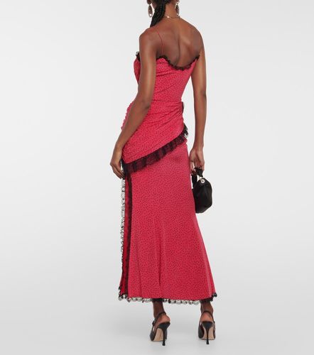 Alessandra Rich Abito midi in seta - Alessandra Rich - Modalova