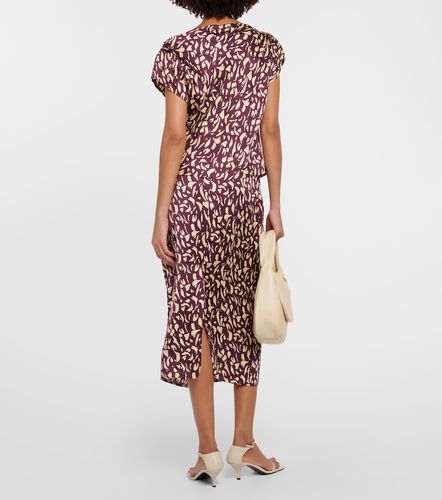 Velvet Devi printed satin top - Velvet - Modalova