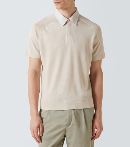 Dunhill Polo in lino e seta - Dunhill - Modalova