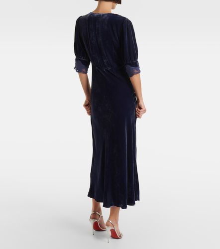 Maxikleid Simone aus Samt mit Spitze - Rixo - Modalova
