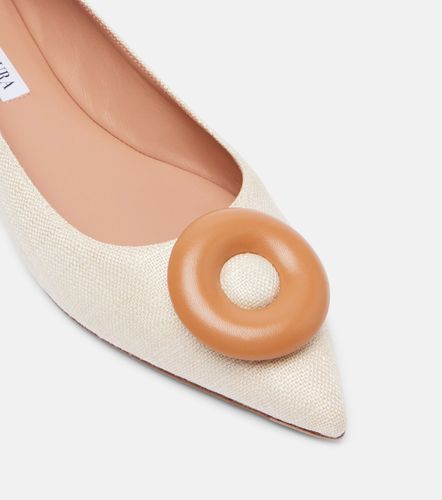 Aquazzura Bailarinas Hoop con piel - Aquazzura - Modalova