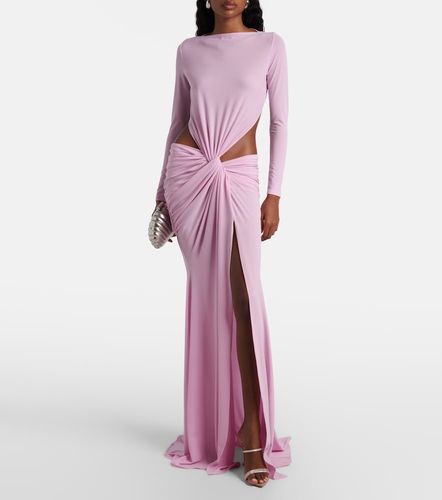 Gathered crepe jersey gown - Alex Perry - Modalova