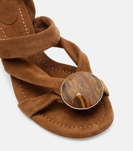 Sandali Doma in suede con cristalli - Christopher Esber - Modalova