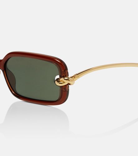Knot rectangular sunglasses - Bottega Veneta - Modalova