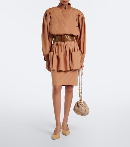 Chloé Gonna midi in gabardine di cotone - Chloe - Modalova