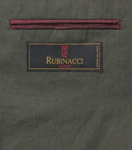 Blazer de botonadura simple de lino - Rubinacci - Modalova