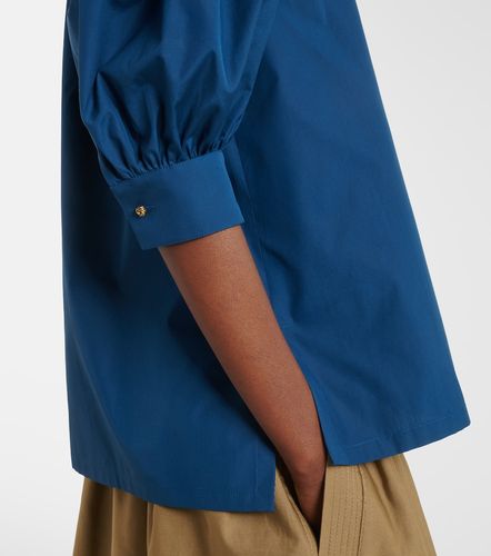 Blusa de popelín de algodón con lazada - Max Mara - Modalova
