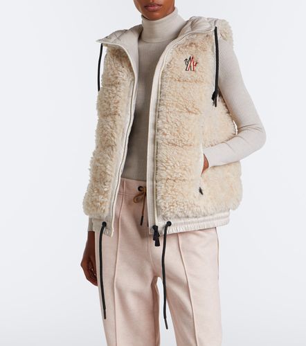 Hooded teddy down vest - Moncler Grenoble - Modalova