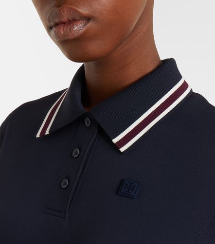 Abito polo a righe plissé - Tory Burch - Modalova