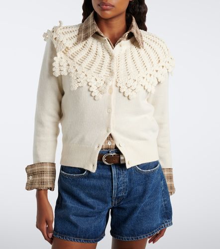 Cárdigan de lana y alpaca con croché - Polo Ralph Lauren - Modalova