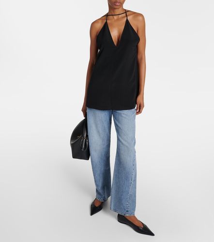 Top de seda con cuello halter - Toteme - Modalova