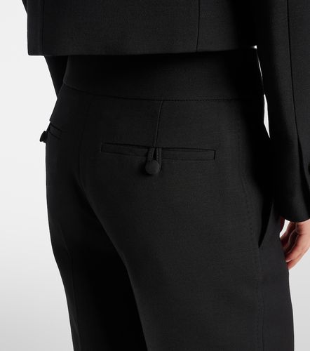 Wool and silk wide-leg pants - Valentino Garavani - Modalova