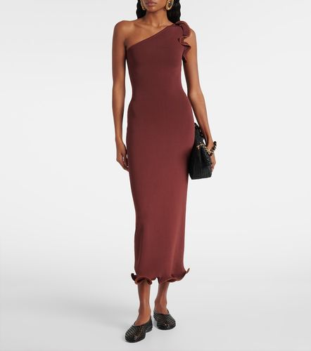 Vestido midi de punto con volantes - Same - Modalova
