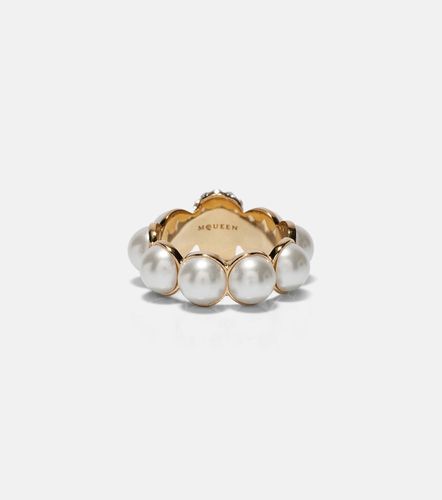 McQueen Skull embellished ring - McQueen - Modalova