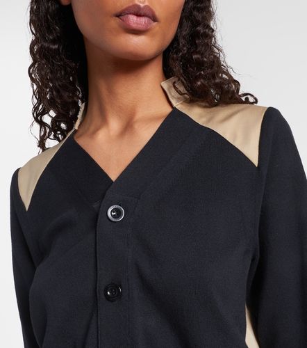 Cotton-blend gabardine cardigan - Sacai - Modalova
