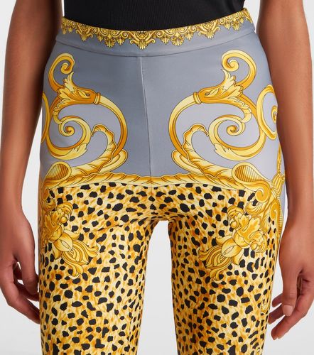 Versace Printed jersey leggings - Versace - Modalova