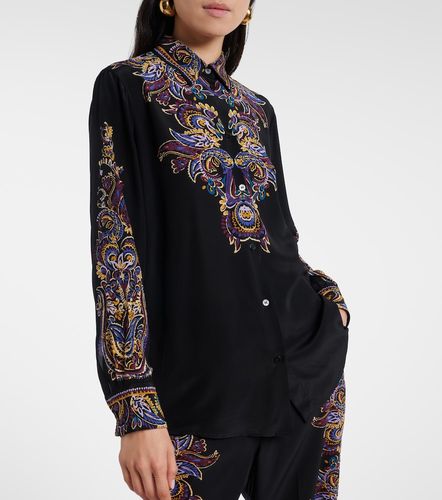 Etro Camisa de seda con paisley - Etro - Modalova