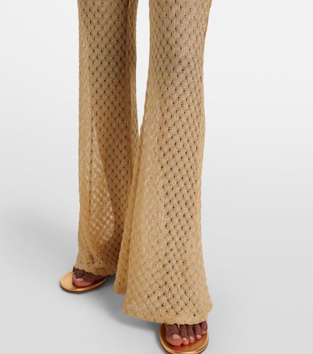 Missoni Open-knit lame flared pants - Missoni - Modalova