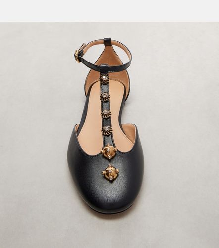 Celeste embellished leather flats - Chloe - Modalova