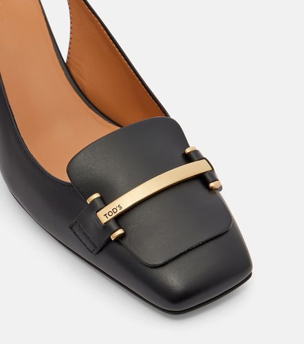 Tod's 50 leather slingback pumps - Tod's - Modalova