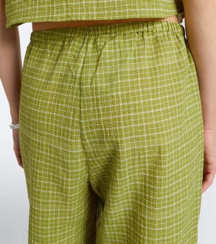 Pantaloni Loreto in cotone a quadri - Asceno - Modalova