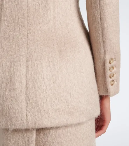 Double-breasted wool-blend blazer - Magda Butrym - Modalova