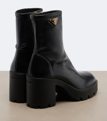 Prada Leather ankle boots - Prada - Modalova