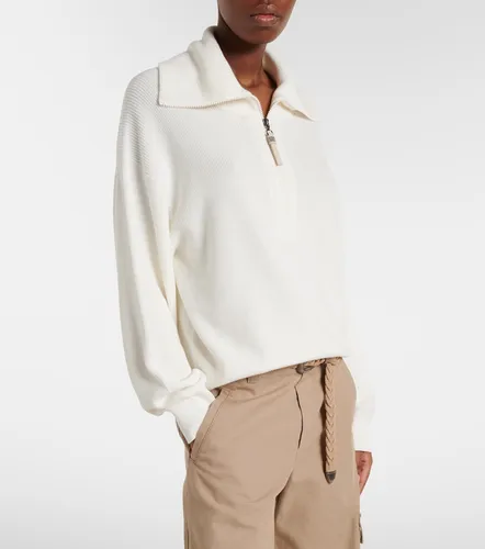 Pullover oversize in cotone - Brunello Cucinelli - Modalova