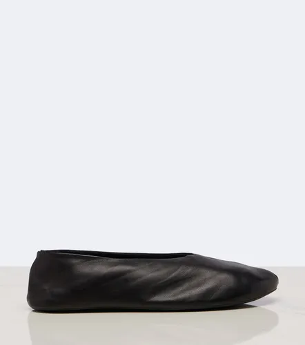 Slip-Ons Stella aus Leder mit Shearling - The Row - Modalova