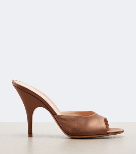 Gianvito Rossi Sofia satin mules - Gianvito Rossi - Modalova