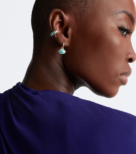 Ear cuff Riviera de oro de 18 ct con turquesa y diamantes - Shay Jewelry - Modalova