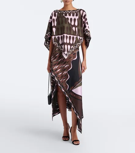 Leocorno asymmetric silk twill top - Pucci - Modalova