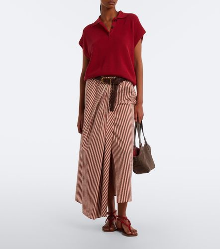 Cotton polo sweater - Brunello Cucinelli - Modalova