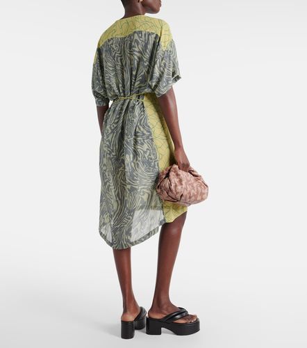 Vestido corto de georgette estampado - Dries Van Noten - Modalova