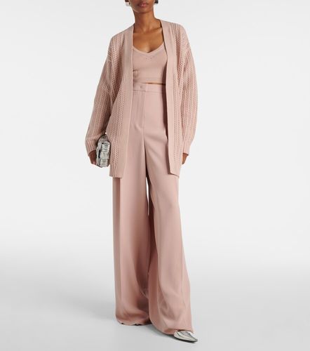 Cardigan in lana e cashmere con cintura - Max Mara - Modalova