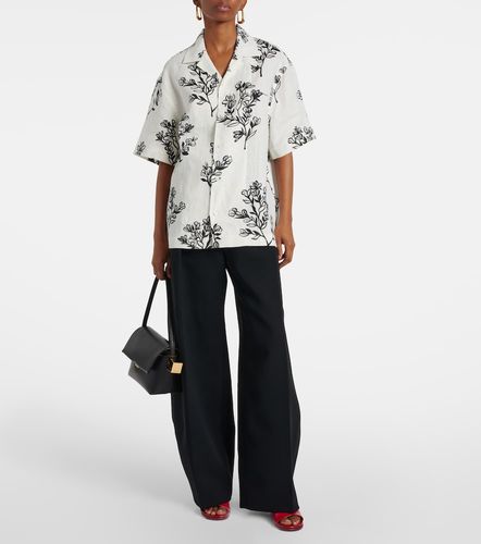 Camicia bowling Jean in lino floreale - Jacquemus - Modalova
