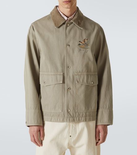 Giacca in twill di cotone con ricamo - Burberry - Modalova