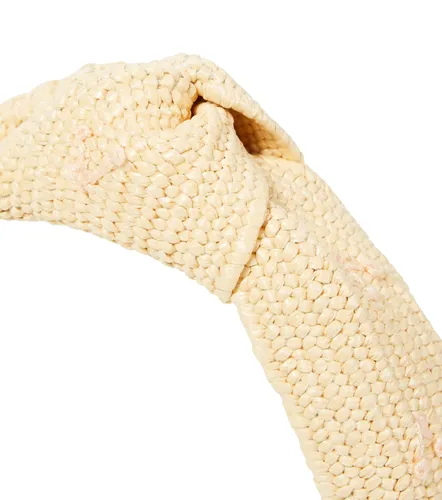 Diadema Edeline de rafia con lazo - Bonpoint - Modalova