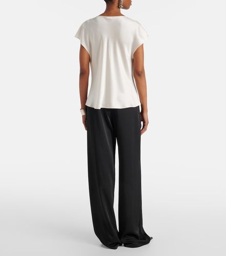 Vince Draped silk satin top - Vince - Modalova