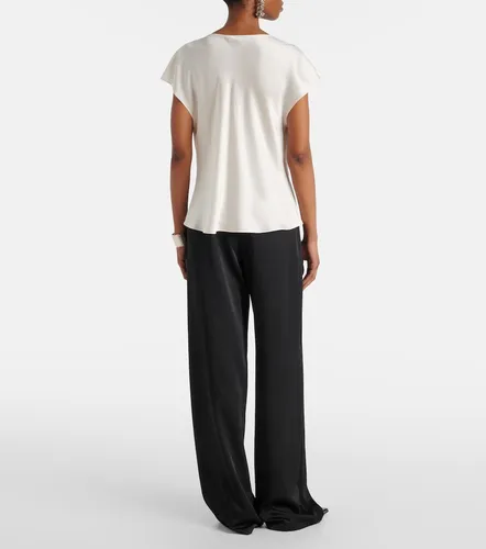 Vince Draped silk satin top - Vince - Modalova
