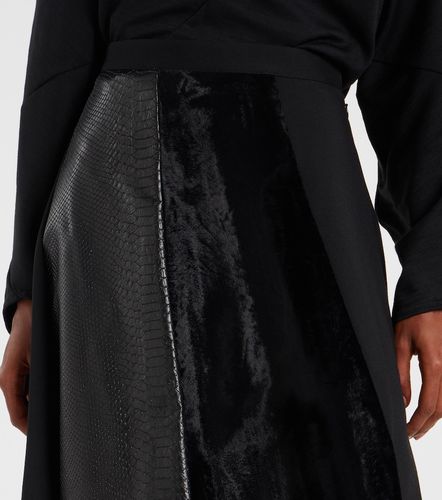 High-rise wool-blend maxi skirt - Junya Watanabe - Modalova