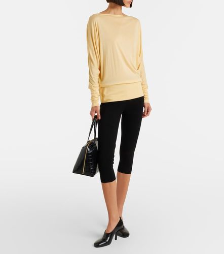 Toteme Top de jersey drapeado - Toteme - Modalova