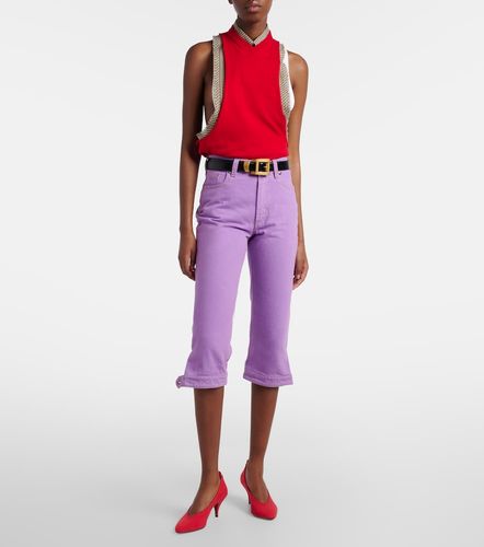 Versace High-rise capri jeans - Versace - Modalova