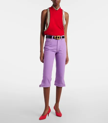 Versace Jeans capri a vita alta - Versace - Modalova