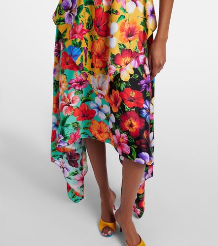 Abito midi monospalla in seta - Dolce&Gabbana - Modalova