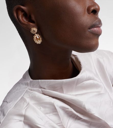 Doublet 18kt drop earrings with diamonds - Suzanne Kalan - Modalova