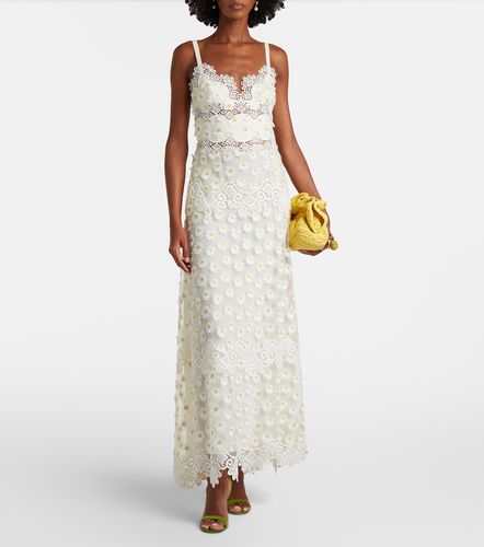 Besticktes Maxikleid aus Tüll - Elie Saab - Modalova
