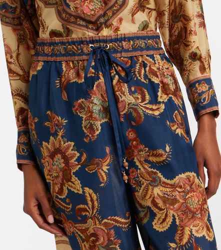 Aster printed silk palazzo pants - Zimmermann - Modalova