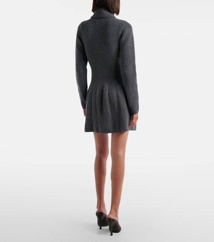 Ribbed-knit cashmere minidress - Magda Butrym - Modalova